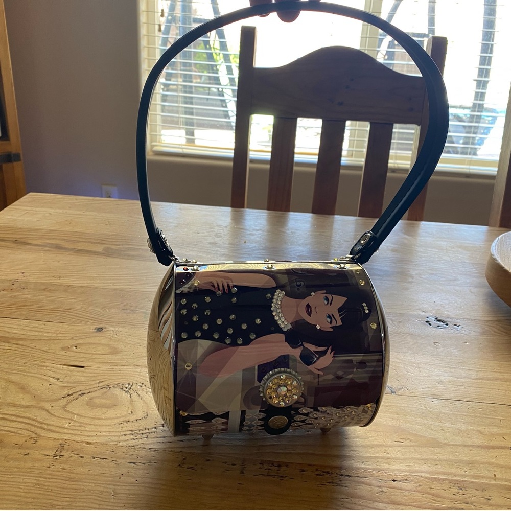 Large Littlearth purse embellished with Swarovski crystals